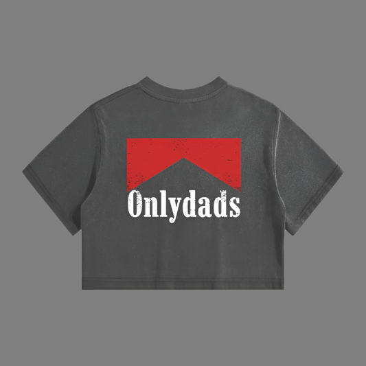 OnlyDads Vintage Crop Top - Vintage Black