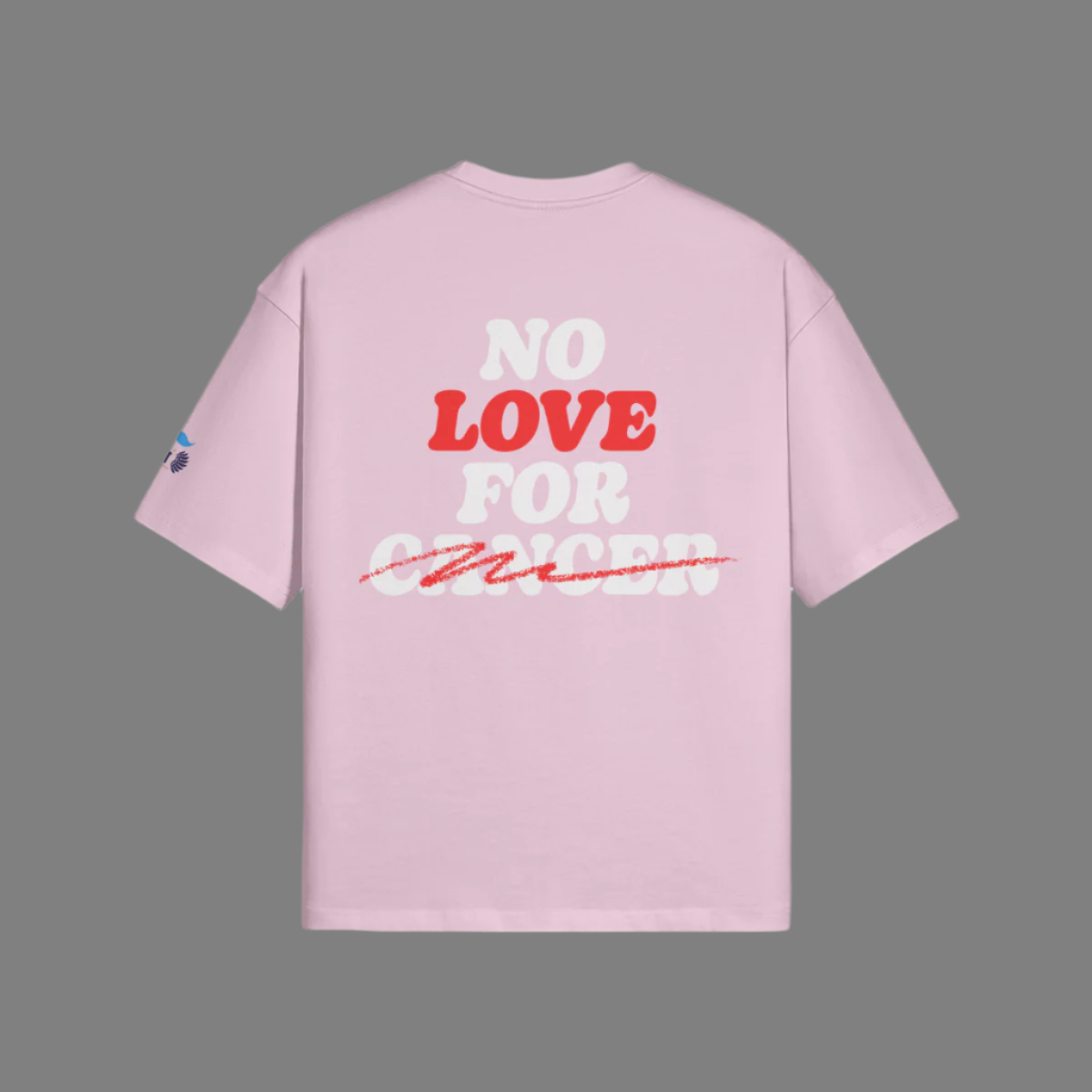 No Love for Cancer Oversized T - Nixon Strong Foundation