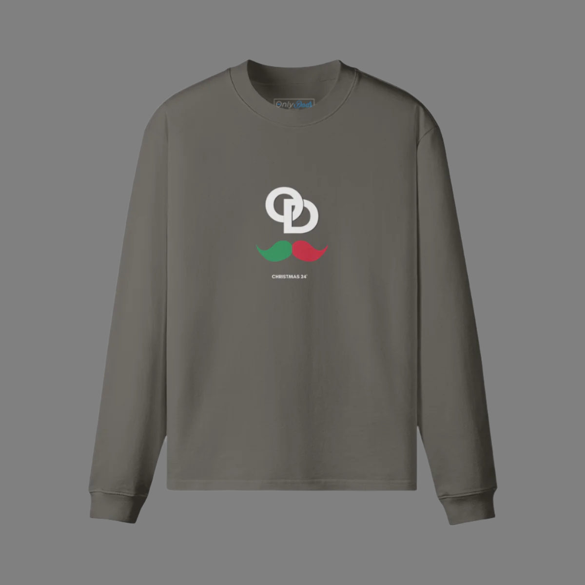 OD XMAS STACHE - LONG SLEEVE